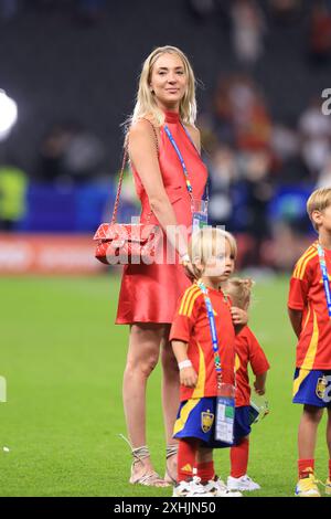 Berlin am Sonntag, 14. Juli 2024. Alice Morata nach dem Finale der UEFA-Europameisterschaft zwischen Spanien und England im Olympiastadion, Berlin am Sonntag, den 14. Juli 2024. (Foto: Pat Scaasi | MI News) Credit: MI News & Sport /Alamy Live News Stockfoto