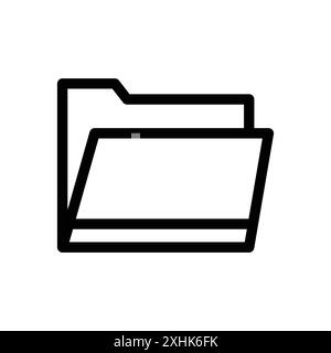 Ordnersymbol Vektor-Logo Set Collection oder Bundle Pack Group Stock Vektor