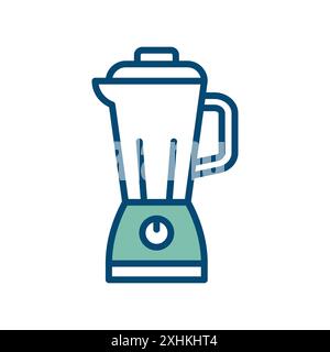 Küchenmixer Icon Vektor Design Vorlage in weißem Hintergrund Stock Vektor