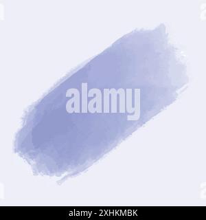 Heller Aquarellstrich. Abstrakte Abbildung auf weißem Hintergrund. Banner für Text, Element für Dekoration Stock Vektor