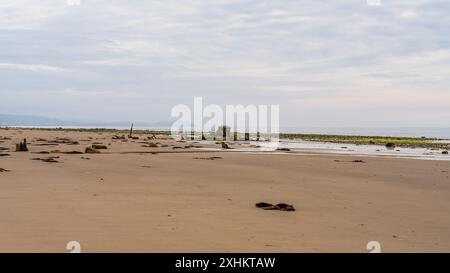 Das Schiffswrack von ST Pasages zwischen Ballasalla und Sartfield, Michael, Isle of man Stockfoto