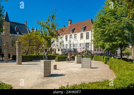 Belgien, Westflandern, Brügge, historisches Zentrum, das von der UNESCO zum Weltkulturerbe erklärt wurde, Groeninge Museum Stockfoto