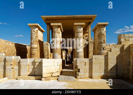 Ägypten, Unterägypten, Sakkara, Sakkara, Sakkara Grabstätte, die von der UNESCO zum Weltkulturerbe erklärt wurde Stockfoto