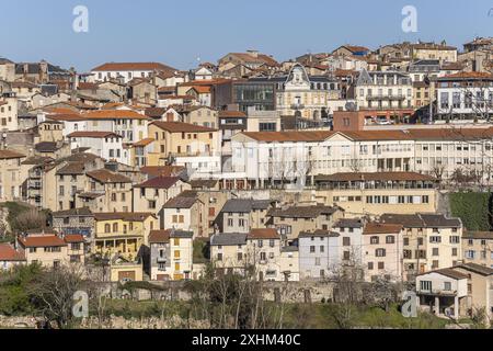 Frankreich, Puy de Dome, Thiers, Hauptstadt des Bestecks seit dem 15. Jahrhundert, regionaler Naturpark Livradois-Forez, Parc naturel régional Livradois-Forez Stockfoto
