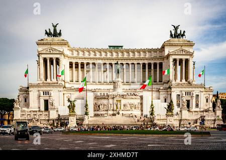 Touristenmassen im Altare Della Patria oder Vittoriano, Rom Stockfoto