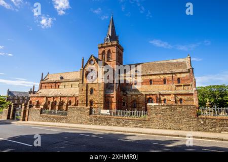 St. Magnus Cathedral, Kirkwall, Orkney Islands, Nordschottland Stockfoto