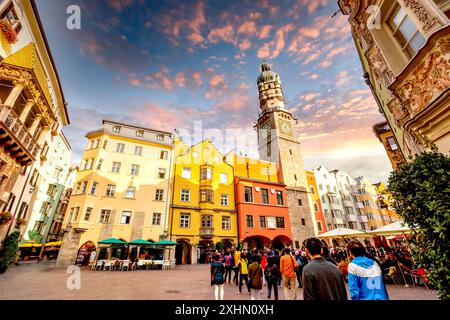 Altstadt von Innsbruck, Österreich Stockfoto