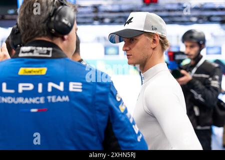 Sao Paulo, 13.07.2024, SCHUMACHER Mick (ger), Alpine Endurance Team, Alpine A424, Porträt während der Rolex 6 Stunden von Sao Paulo 2024, 5. Runde der FIA Langstrecken-Weltmeisterschaft 2024, vom 11. bis 14. Juli 2024 auf dem Autódromo José Carlos Pace in Interlagos, Brasilien - Foto Marius Hecker/DPPI Credit: DPPI Media/Alamy Live News Stockfoto