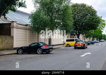 Außenansicht der BBC Maida Vale Studios in London, Großbritannien Stockfoto