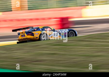 Franchorchamps, Belgien, 28. Juni 2024, #112 Eric Mestdagh/Christophe Van Riet (BE/BE) - Chrysler Viper GTS-R/1999 Endurance Racing Legends (1993-2013) Stockfoto