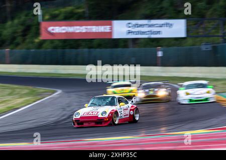 Franchorchamps, Belgien, 28. Juni 2024, #35 Peter Fairbairn/Paul McLean (GB/GB) - Porsche 993 GT2 Evo/1999 Endurance Racing Legends (1993-2013) - 24 Stunden Stockfoto