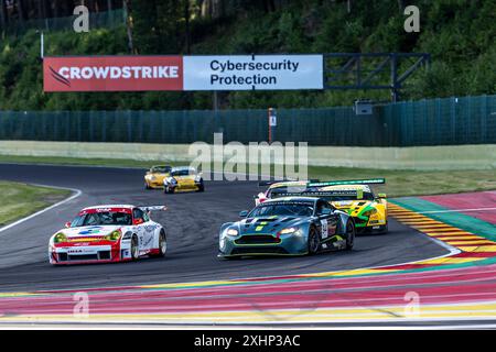 Franchorchamps, Belgien, 28. Juni 2024, #94 Janos Santa (HU) - Aston Martin V12 Vantage GT3/2012 Endurance Racing Legends (1993-2013) - 24 Stunden Spa Stockfoto