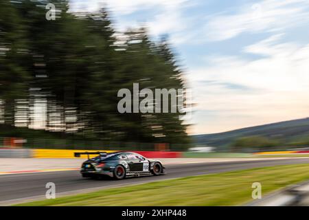 Franchorchamps, Belgien, 27. Juni 2024, #185 Grégory Driot (FR) - Bentley Continental GT3/2014 während des 2024 CrowdStrike Spa 24 Hours, hundertjähriges Jubiläum Stockfoto