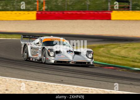 Franchorchamps, Belgien, 27. Juni 2024, #10 Olivier Galant (FR) - Panoz Esperante GTR1/1998 während des CrowdStrike Spa 2024 24 Stunden, hundertjährige Editi Stockfoto