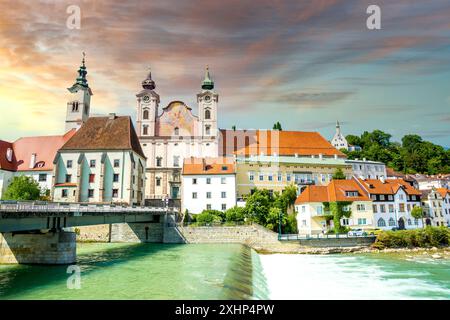 Steyr, Wachau, Österreich Stockfoto