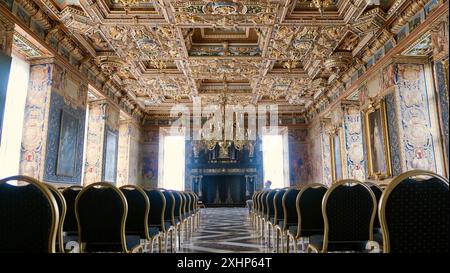 Im Schloss Frederiksborg Stockfoto