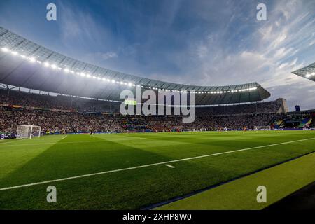 Berlin, Deutschland. Juli 2024. Das Olympiastadion, das im Finale der UEFA Euro 2024 zwischen Spanien und England in Berlin zu sehen war. Quelle: Gonzales Photo/Alamy Live News Stockfoto