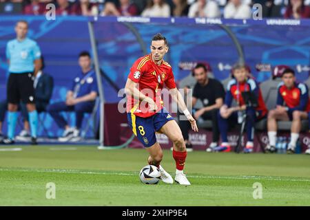 Berlin, Deutschland. Juli 2024. Fabian Ruiz (ESP) Fußball/Fußball : UEFA-Europameisterschaft Deutschland 2024 - Endspiel zwischen Spanien 2-1 England im Olympiastadion in Berlin. Quelle: Mutsu Kawamori/AFLO/Alamy Live News Stockfoto