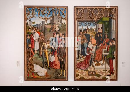 Belgien, Brüssel, Place Royale, Königliches Museum der Schönen Künste, Dirk Bouts, Richter von Kaiser Otto III., Feuerverfahren Stockfoto