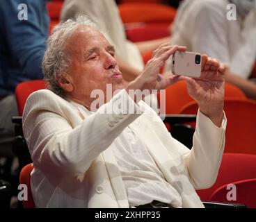 Taormina, Italien. Juli 2024. Abel Ferrara besucht am 15. Juli 2024 das 70. Taormina Film Festival in Taormina, Italien. (Foto: Gabriele Maricchiolo/NurPhoto) Credit: NurPhoto SRL/Alamy Live News Stockfoto