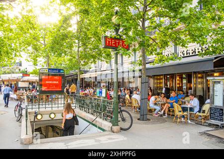 Frankreich, Paris, Place du Trocadero, Café Kléber, Terrasse Stockfoto