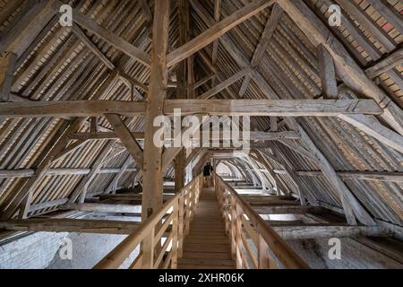 Frankreich, Calvados, Bayeux, Kathedrale Notre Dame de Bayeux, Rahmen Stockfoto