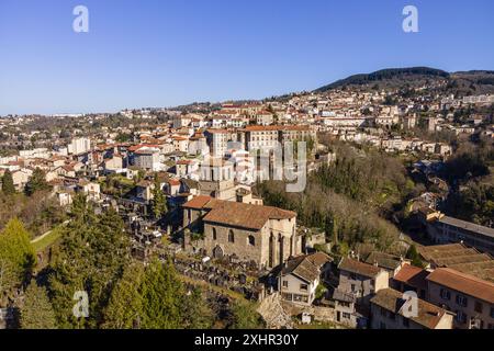 Frankreich, Puy de Dome, Thiers, Hauptstadt des Bestecks seit dem 15. Jahrhundert, Kirche Saint Jean du Passt, regionaler Naturpark Livradois-Forez, Parc nat Stockfoto