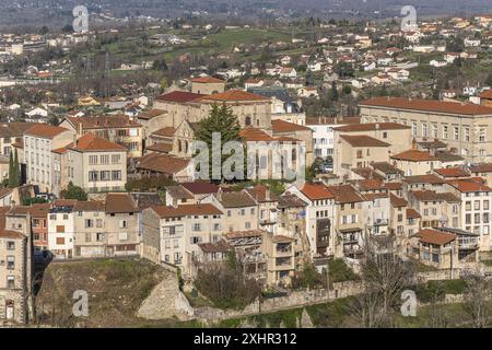 Frankreich, Puy de Dome, Thiers, Hauptstadt des Bestecks seit dem 15. Jahrhundert, Kirche Saint Gene, regionaler Naturpark Livradois-Forez, Parc naturel rég Stockfoto