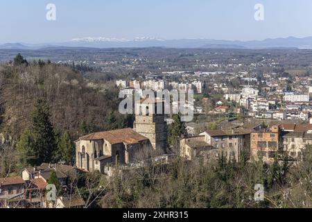 Frankreich, Puy de Dome, Thiers, Hauptstadt des Bestecks seit dem 15. Jahrhundert, Kirche Saint Jean du Passt, regionaler Naturpark Livradois-Forez, Parc nat Stockfoto