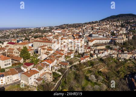 Frankreich, Puy de Dome, Thiers, Hauptstadt des Besteckes seit dem 15th. Jahrhundert, Regionaler Naturpark Livradois-Forez, Parc naturel régional Livradois-fore Stockfoto
