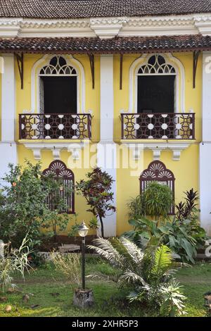 Indien, Goa, Chandor, Braganca House Stockfoto