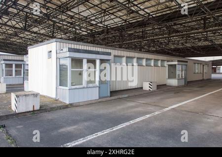 Gedenkstätte der deutschen Teilung, ehemalige Grenzbefestigung, Marienborn, 24/03/2014 Stockfoto