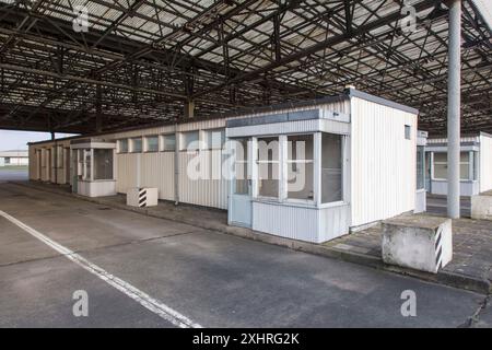 Gedenkstätte der deutschen Teilung, ehemalige Grenzbefestigung, Marienborn, 24/03/2014 Stockfoto