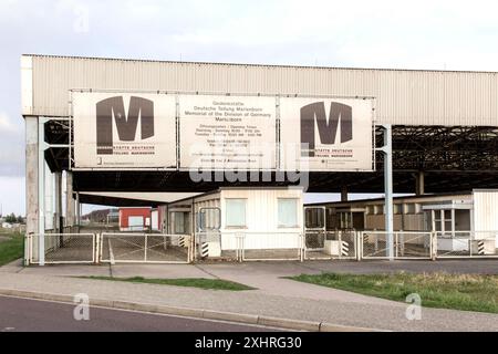 Gedenkstätte der deutschen Teilung, ehemalige Grenzbefestigung, Marienborn, 24/03/2014 Stockfoto