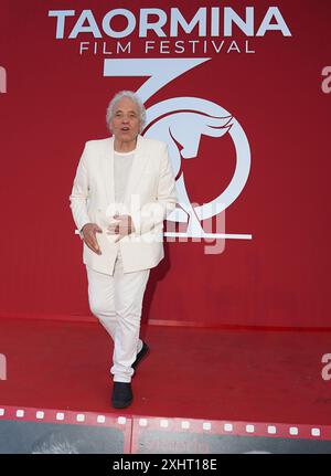 Taormina, Italien. Juli 2024. Abel Ferrara besucht am 15. Juli 2024 das 70. Taormina Film Festival in Taormina, Italien. (Foto: Gabriele Maricchiolo/NurPhoto) Credit: NurPhoto SRL/Alamy Live News Stockfoto