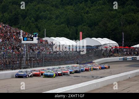 Concord, NH, USA. Juni 2024. Chase Elliott Rennen für die USA Today 301 in Concord, NH, USA. (Kreditbild: © Walter G. Arce Sr./ASP via ZUMA Press Wire) NUR REDAKTIONELLE VERWENDUNG! Nicht für kommerzielle ZWECKE! Stockfoto