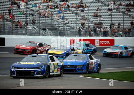Concord, NH, USA. Juni 2024. Chase Elliott Rennen für die USA Today 301 in Concord, NH, USA. (Kreditbild: © Walter G. Arce Sr./ASP via ZUMA Press Wire) NUR REDAKTIONELLE VERWENDUNG! Nicht für kommerzielle ZWECKE! Stockfoto