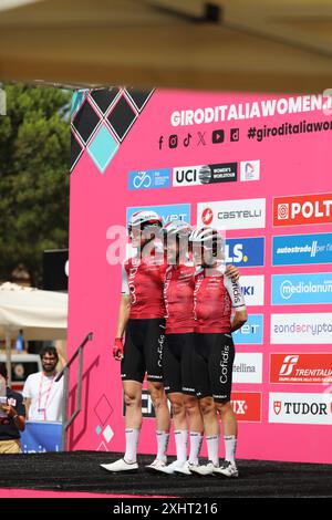 ELISA Longo Borghini gewinnt die Giro d’Italia-Frauen, Foto von der Pescara-Bühne in Italien Stockfoto