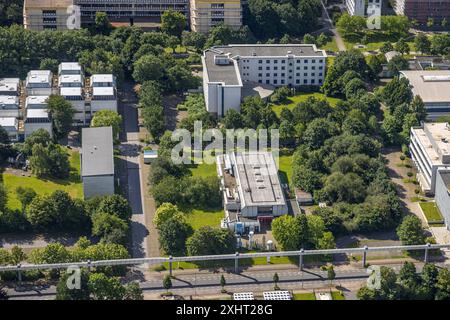 Luftbild, TU Technische Universität Dortmund TZDO Technologiezentrum Dortmund, Fachschaft LogWings Leonhard-Euler-Straße, Maschinenbauhalle, Hochbahnstrecke, Eichlinghofen, Dortmund, Ruhrgebiet, Nordrhein-Westfalen, Deutschland ACHTUNGxMINDESTHONORARx60xEURO *** Luftaufnahme, TU Technische Universität Dortmund TZDO Technology Center Dortmund, LogWings Leonhard Euler Straße, Maschinenbauhalle, Hochbahnstrecke, Eichlinghofen, Dortmund, Ruhrgebiet, Nordrhein-Westfalen, Deutschland ATTENTIONxMINDESTHONORARx60xEURO Stockfoto