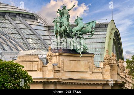 L’Harmonie Triomphant de la Discorde, Bildhauer Georges Récipon, Grand Palais, Paris, Frankreich Stockfoto