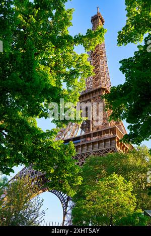 Eiffel-Turm. Paris. Frankreich. Stockfoto