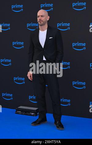 Rom, Italien. Juli 2024. Filippo Nigro nimmt am 15. Juli 2024 an der Präsentation von Prime Video News Photocall in der Villa Miani in Rom Teil. (Foto: Domenico Cippitelli/NurPhoto) Credit: NurPhoto SRL/Alamy Live News Stockfoto