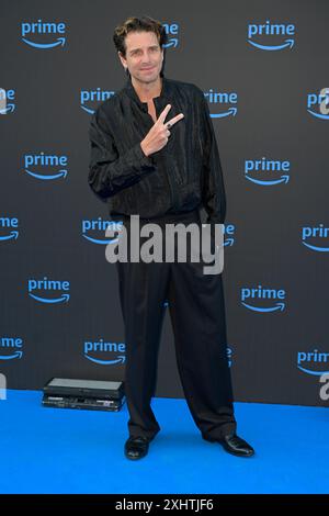 Rom, Italien. Juli 2024. Giampaolo Morelli nimmt an der Veranstaltung blu Teppich von Prime Video Presents Italia 2024 in der Villa Miani Teil. (Foto: Mario Cartelli/SOPA Images/SIPA USA) Credit: SIPA USA/Alamy Live News Stockfoto