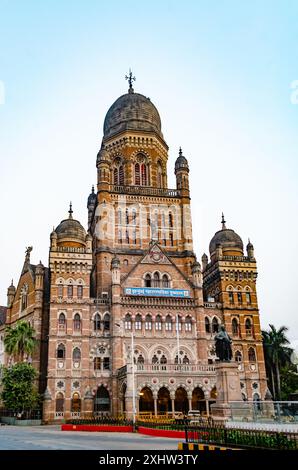 Indien, Maharashtra, Mumbai, Brihanmumbai Municipal Corporation Building Stockfoto