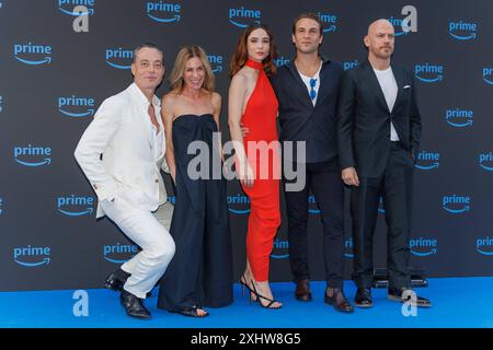 News - Photocall PRIME VIDEO PRÄSENTIERT ITALIA 2024 Filippo Nigro, Lorenzo Cervasio, Matilda de Angelis, Gina Gardini und Maurizio Lombardi während des Photocall von PRIME VIDEO PRÄSENTIERT ITALIA 2024, 15. juli 2024 in der Villa Miani, Rom, Italien Copyright: XcxEmanuelaxVertolli/SportReporterx/xLiveMediax LPN 1442875 Stockfoto