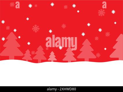 Farbiger Winterhintergrund für dein Design. Für Tapeten, Cover, Postkarten, Banner. Vektorabbildung. Stock Vektor