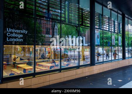 UCL London - das Engineering Front Building des University College London (UCL) am Malet Place, Bloomsbury, London. Stockfoto