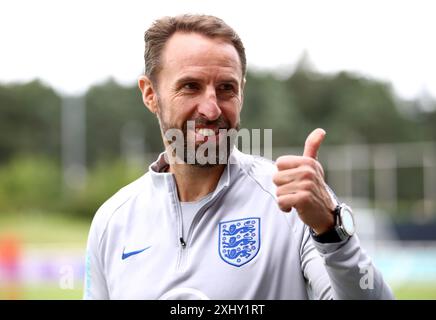 Aktenfoto vom 09/19 des englischen Managers Gareth Southgate. Gareth Southgate wird seine Rolle als England-Trainer verlassen, wie die Football Association bekannt gab. Ausgabedatum: Dienstag, 16. Juli 2024. Stockfoto