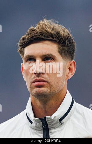 Berlin, Deutschland. Juli 2024. John Stones (England) wurde beim Endspiel der UEFA Euro 2024 zwischen den spanischen und englischen Nationalmannschaften im Olympiastadion gesehen. Endergebnis; Spanien 2:1 England Credit: SOPA Images Limited/Alamy Live News Stockfoto