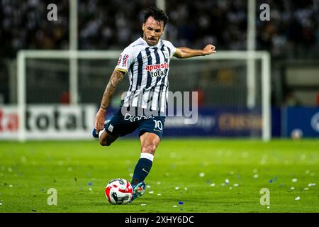 LIMA, PERU - 28. JANUAR: Sebastián Rodríguez von Alianza Lima während des Liga-1-Spiels Alianza Lima gegen Cesar Vallejo im Estadio Nacional. (Foto: Martín Fo Stockfoto